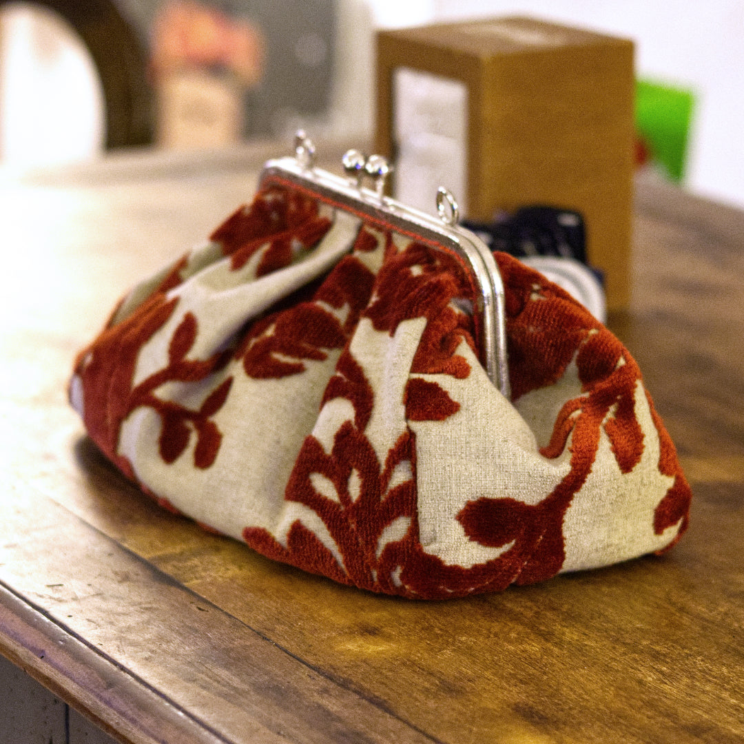 AGOSTINA brocade orange