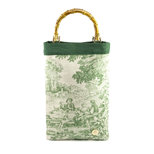 JOSEPHINE handbag_verde bosco e avorio