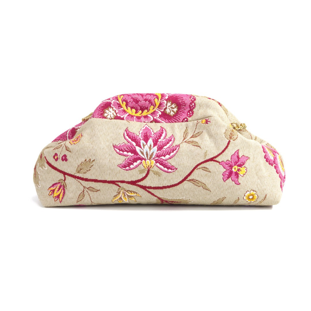 CRISTINA bag - pink peonia