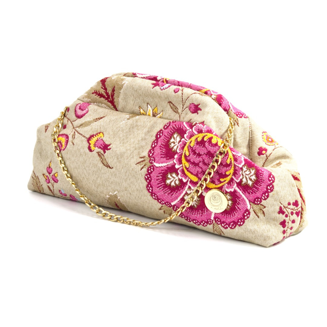 CRISTINA bag - pink peonia
