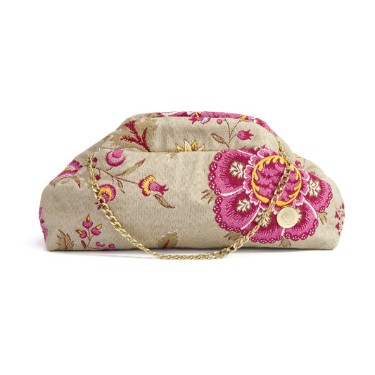 CRISTINA bag - pink peonia
